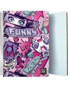 CUADERNO PP Fº 80H 90G C4MM BampB MANGA 294x21x16cm
